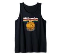 Vintage Distressed BTC Logo Retro Billionaire Bitcoin Tank Top