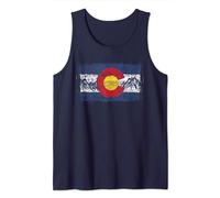Vintage Distressed Colorado Flag Tank Top