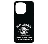 Vintage Distressed Froggy Gift, Funny Not Normal Weird Frog Case for iPhone 15 Pro