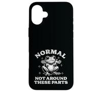 Vintage Distressed Froggy Gift, Funny Not Normal Weird Frog Case for iPhone 16 Plus