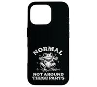 Vintage Distressed Froggy Gift, Funny Not Normal Weird Frog Case for iPhone 16 Pro