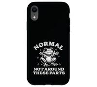 Vintage Distressed Froggy Gift, Funny Not Normal Weird Frog Case for iPhone XR