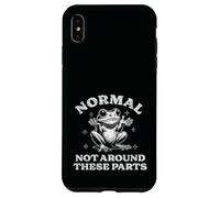 Vintage Distressed Froggy Gift, Funny Not Normal Weird Frog Case for iPhone XS Max
