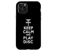 Vintage Distressed Keep Calm and Play Disc Golf Basket Case for iPhone 11 Pro