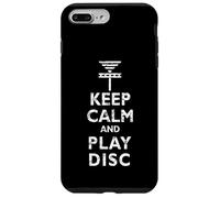 Vintage Distressed Keep Calm and Play Disc Golf Basket Case for iPhone 7 Plus/8 Plus