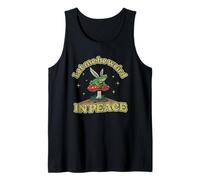 Vintage Distressed Let me be Weird Winged Frog Tank Top