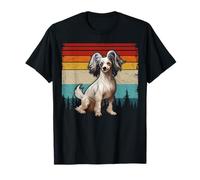Vintage Distressed Retro Style Cool Chinese Crested Dog T-Shirt