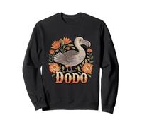 Vintage DODO Extinct Bird Floral Retro Style Sweatshirt
