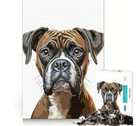 Vintage Dog 1000 Piece Puzzle For Adults Mind Skill Play Laser Cut for Flawless Fit Rewarding Activity for Rainy Days (50x75cm)
