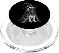 Vintage Dog Pug Wizard Fantasy PopSockets PopGrip for MagSafe
