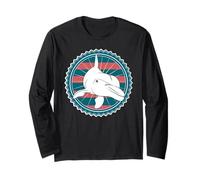 Vintage Dolphin Marine Biology Ocean Animal Long Sleeve T-Shirt