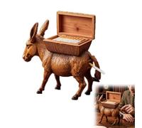 Vintage Donkey Cigarette Dispenser, Retro Donkey Automatic Cigarette Holder, Push to Dispense Cigarettes, Novelty Squeeze Animal Cigarette Holder Box, Humorous Gift for Men (1pcs)
