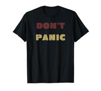 Vintage Don't Panic Hitchhiker Commuter Rider Adventure Fan T-Shirt