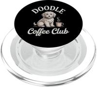 Vintage Doodle Coffee Club Dog Lover Coffee Graphic PopSockets PopGrip for MagSafe