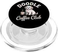 Vintage Doodle Coffee Club Dog Lover Coffee Graphic PopSockets PopGrip for MagSafe