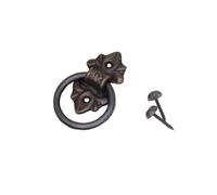 Vintage Door Knocker, 2Pcs Old Ring Door Knocker Brass Bronze Knob for Cabinet Classics Gate Round Handle Retro Entrence Knock Home Hardware(Multi)