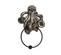 Vintage Door Knocker Deep Creature Octopus Wall Sculpture | Door Knocker Figurine for Theme Cafe, Home Door Accessories