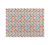 Vintage Doxie Sausage Dogs Dachshund Pattern Girls,500 Pieces Puzzles for Adults-Wooden Jigsaw Puzzle for Adults Elderly