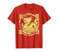 Vintage Dragon 2024 Chinese New Year Of The Dragon T-Shirt