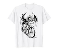 Vintage Dragon Bicycle Graphic T-Shirt