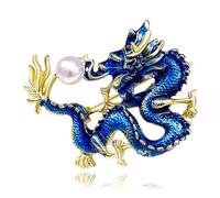 Vintage Dragon Brooch, Mythology Ancient Chinese Dragon Brooch, Exquisite Pins, Badge Lapel Pins For Weddings, Parties, Dinners, Dates, Birthdays, Anniversaries, Dances