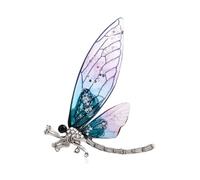 Vintage Dragon Fly Brooch Fashion Clothes Pin Simple Lapel Pin Women Jewelry Clothing Jewelry Dress Accessories, a