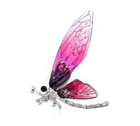 Vintage Dragon Fly Brooch Fashion Clothes Pin Simple Lapel Pin Women Jewelry Clothing Jewelry Dress Accessories, b