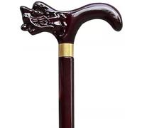 Vintage Dragon Head Decoration Walking Cane Cane, Hand Carved Wooden Walking Stick for Men and Women, Lightweight, Load Capacity 75Kg/165.3Lbs/a/80Cm(Use Height 150-155Cm)