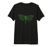 Vintage Dragonfly Design - Retro Hand Drawn Nature Art Premium T-Shirt