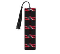 Vintage Dragonfly Trinidad and Tobagoan Flag Valentine's Day Gift Bookmark