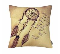 Vintage Dream Catcher Dreamcatcher Pillowcase Zippered Pillow Cover 18X18 (Two sides)
