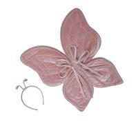 Vintage Dress Up Costume Photography Props Butterfly Wing for Girls 4-9 Year Butterfly Wing with Headbands Artistic Photography Accessories