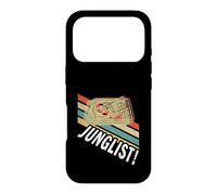 Vintage Drum And Bass Party 80s DJ Rave Turntable Junglist Case for iPhone 17 Pro