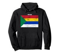 Vintage Druze Flag, al-Muwahhidun Flag Pullover Hoodie