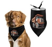 Vintage Dump Truck Dog Bandana Pet Scarf for Small Medium Large Dogs Triangle Bibs Photo Prop Gift