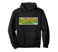 Vintage Durango Mexico Mexican Eagle Mexican Flag Themed Pullover Hoodie