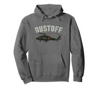 Vintage DUSTOFF Helicopter Medevac Rescue Dad Pilot Soldier Pullover Hoodie