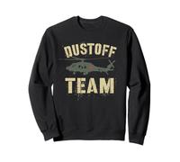 Vintage DUSTOFF TEAM Veterans Medevac Helicopter Lift Gag Sweatshirt