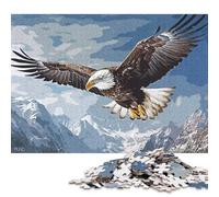 Vintage Eagle Puzzles 500 Piece Puzzles Jigsaw Puzzles for Adults Educational Game Challenge Toy 500pcs (52x38cm)