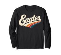 Vintage Eagles Bird Lover Gift for Men Women Kid Boy Girl Long Sleeve T-Shirt