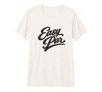 Vintage Easy Par Golf Lover | Love Golfing Heart Golf Dads Premium T-Shirt