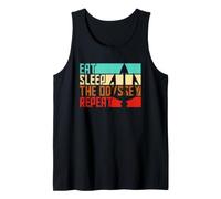 Vintage Eat Sleep Repeat The Odyssey Tank Top