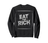 Vintage EAT THE RICH Freedom Support Crew Election Humor Sweatshirt