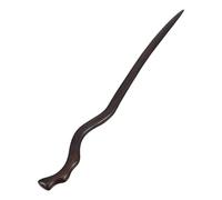 Vintage Ebony Hair Stick for Women, Elegant Ancient Style | Black Wood Finish, Smooth Polished Touch, Simple Delicate Look, Casual and Celebration Styling