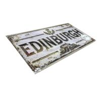 Vintage Edinburgh Metal Sign Scotland Tin Sign Retro Scottish Wall Plaque Rustic Edinburgh Castle Thistle Souvenir Licence Plate Wall Art Decor for Home Pub Bar Cafe Kitchen Garage (12x6 Inch)
