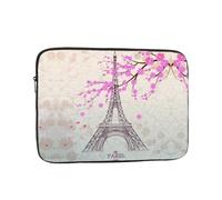 Vintage Eiffel Tower Patterned laptop sleeve ï¼Œ12 inch suitable for laptops, tablets, etc
