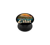 Vintage Eilat Israel Travel Souvenir Landmark Gift PopSockets Adhesive PopGrip