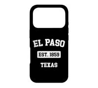 Vintage El Paso Texas TX Est. 1859 Souvenir Case for iPhone 17 Pro