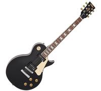 VINTAGE ELECTRIC GUITAR- TWIN SOAPBAR - GLOSS BLACK