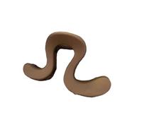 Vintage Elegant Acrylic Matte Hair Claw Ponytail Clip, Elegant Irregular Shape Shark Clip Daily Hair Style Accessories(Matte Coffee)